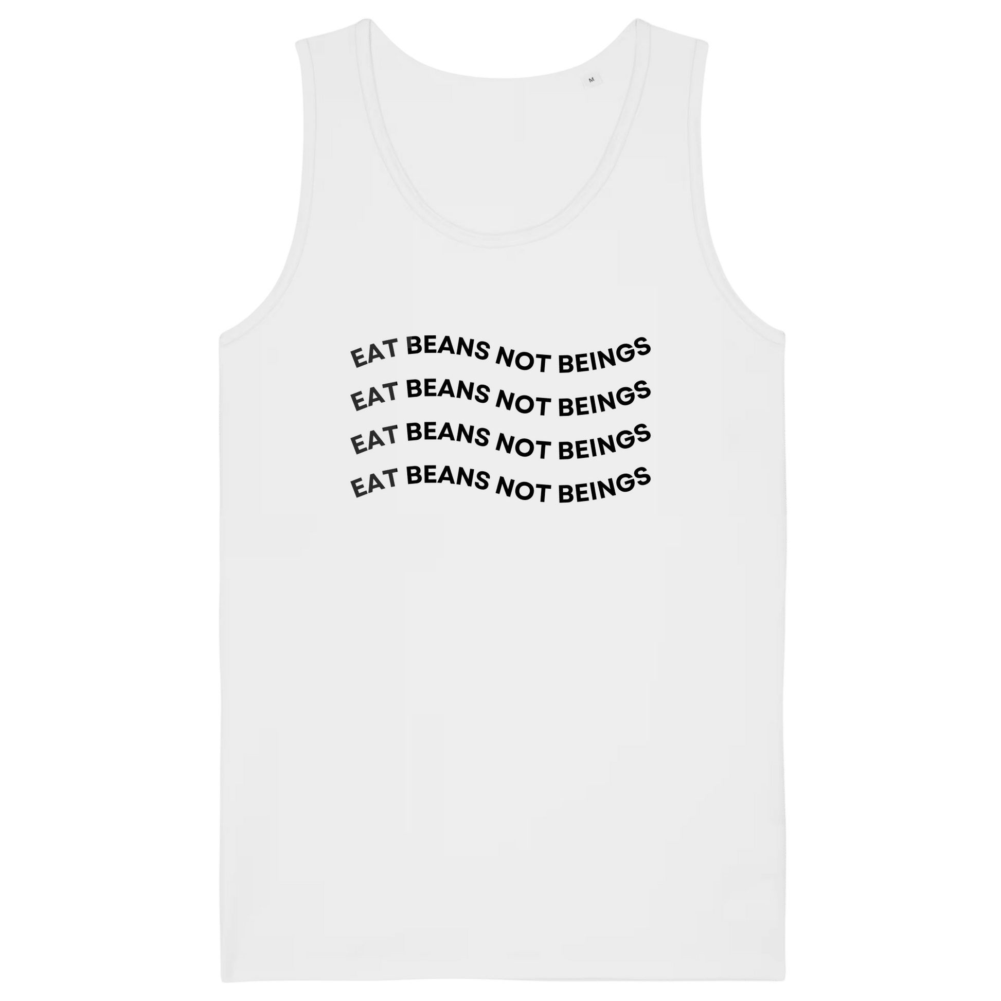 Eat Beans Not Beings Men's Tank Top - Vegan America