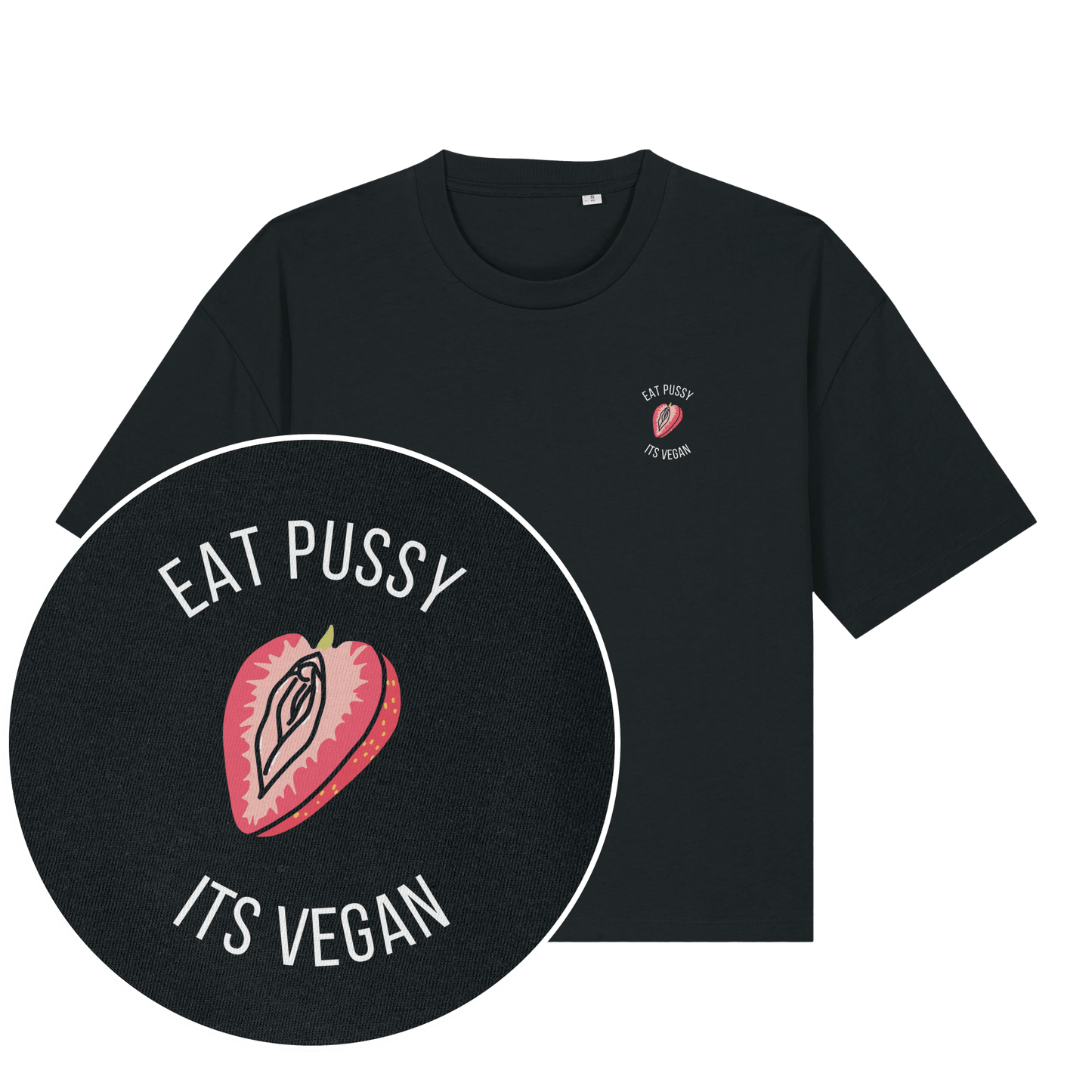 Eat Pussy It's Vegan Women's Boxy T-Shirt - Vegan America