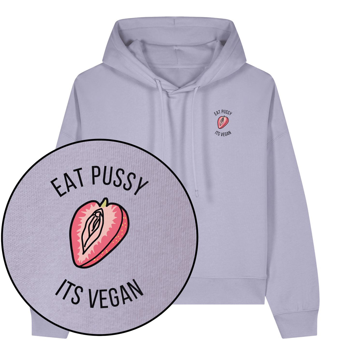 Eat Pussy It's Vegan Women's Hoodie - Vegan America
