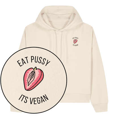 Eat Pussy It's Vegan Women's Hoodie - Vegan America