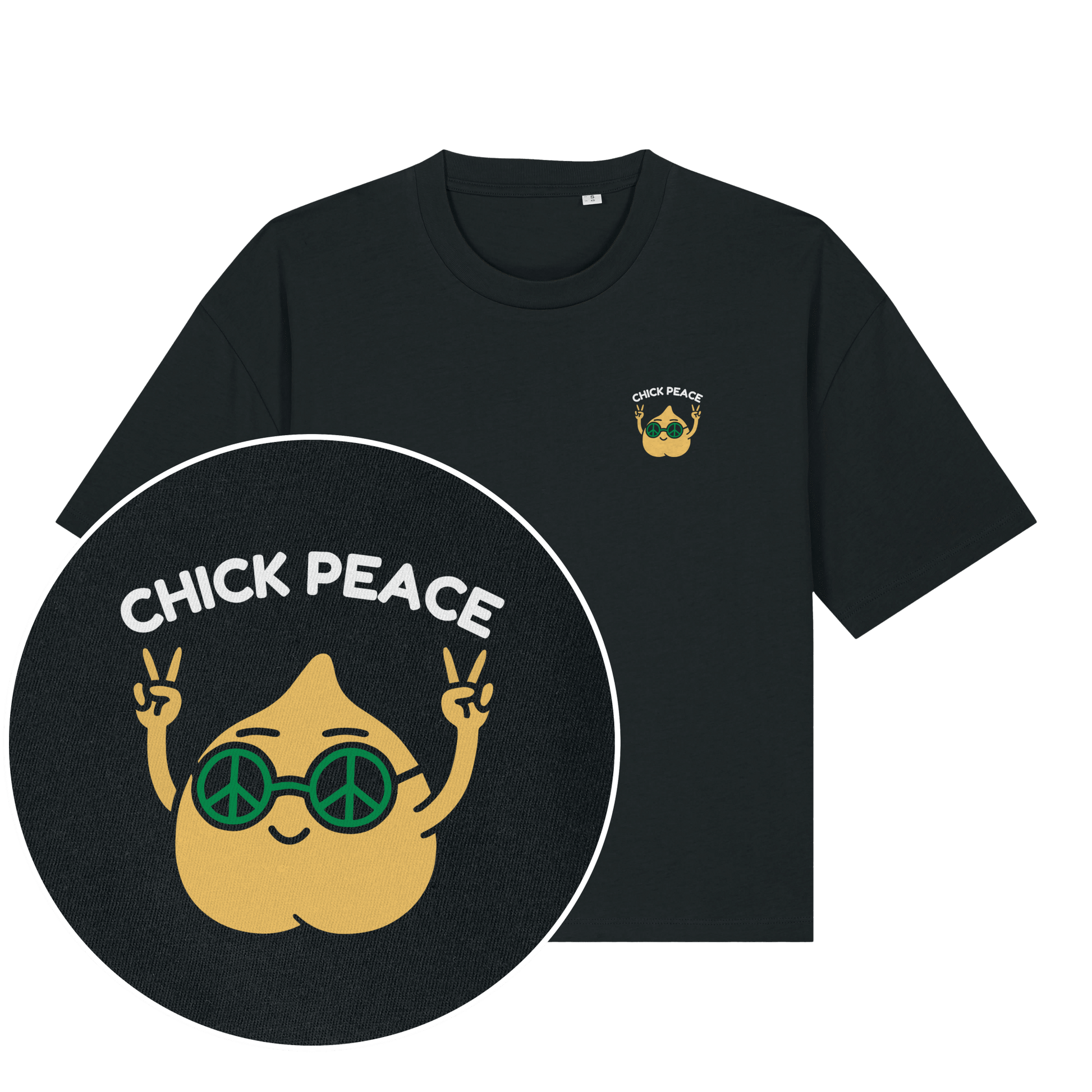 Chick Peace Women's Boxy T-Shirt - Vegan America