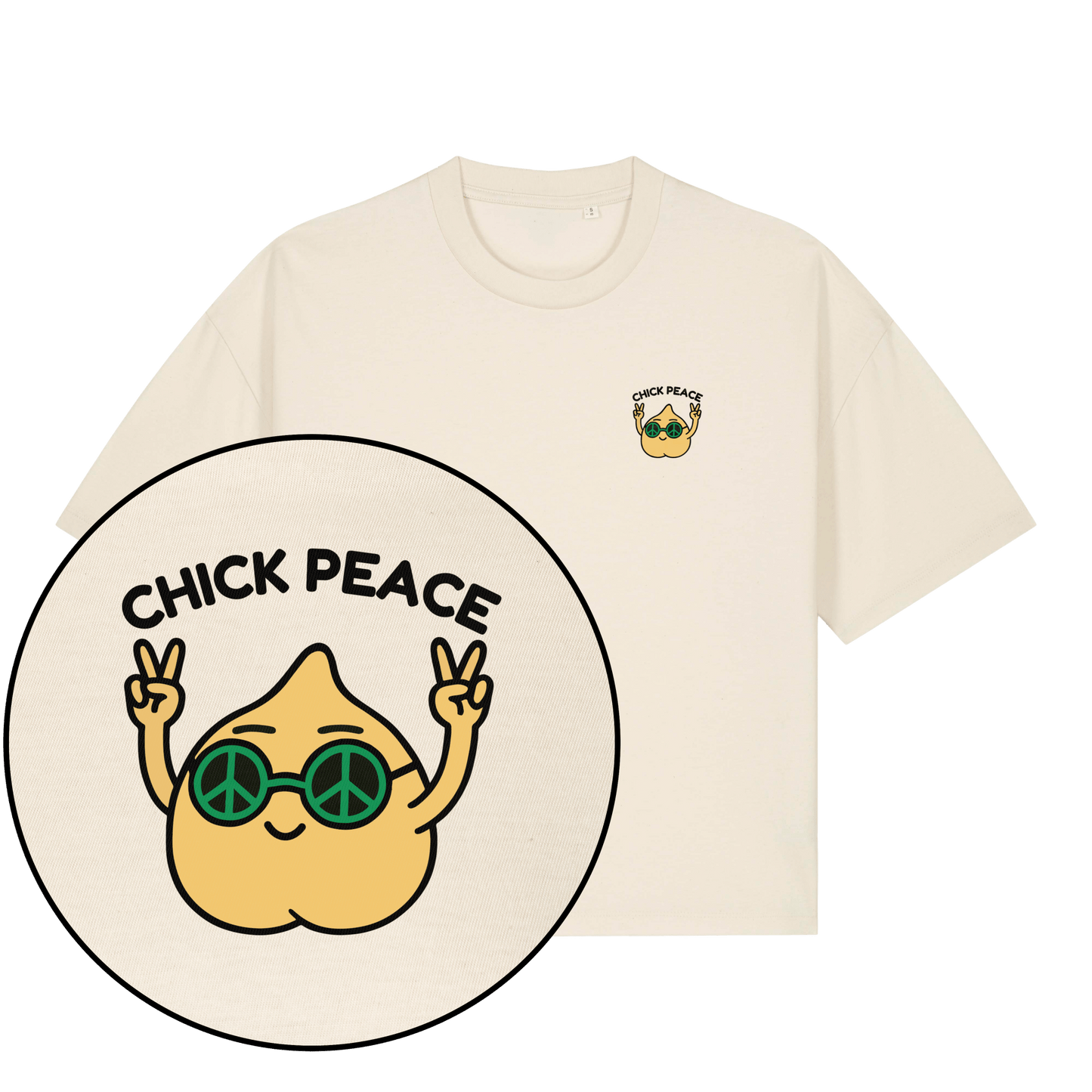 Chick Peace Women's Boxy T-Shirt - Vegan America