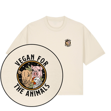 Vegan For The Animals Earthlings Women's Boxy T-Shirt - Vegan America