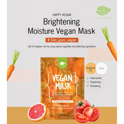 Happy Vegan Mask (Set of 5) - VegoGlam (The Vegan Cosmetics Store)