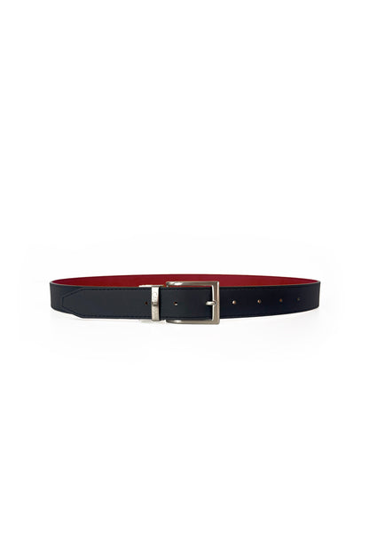 Reverse reversible belt – Black/Red