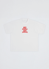 HOT PEOPLE SAVE ANIMALS TEE - Vegan America