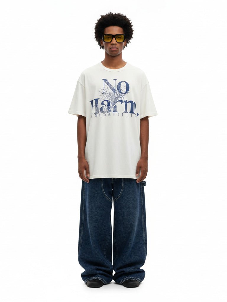 Benedetti Life No Harm, Just Charm Oversized UNISEX T-Shirt - Vegan America