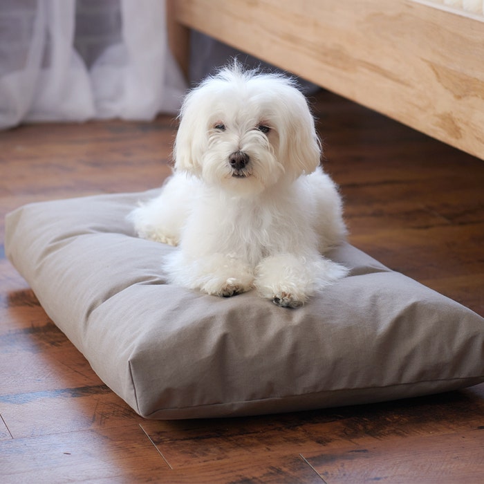 Organic Pet Bed with Washable Waterproof Cover - X Large