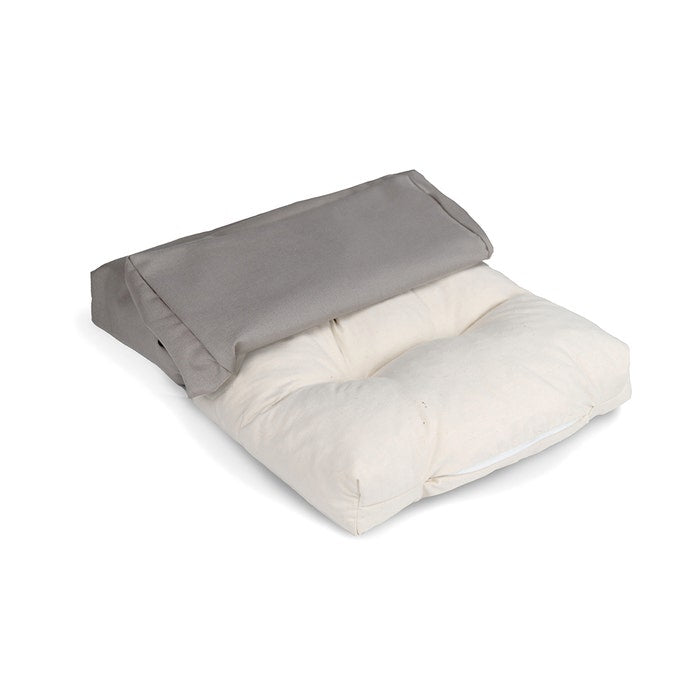 Organic Pet Bed with Washable Waterproof Cover - Medium