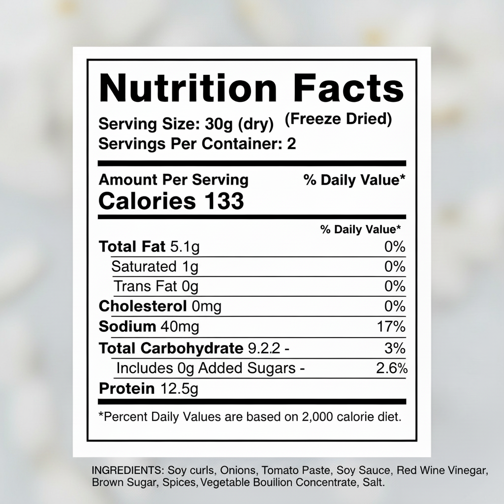 Barbecue Protein Strips (2 servings)