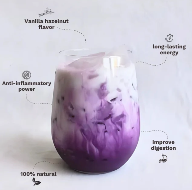 Organic Ube Powder – Authentic Purple Yam for Lattes, Baking (USDA Organic, Vegan)