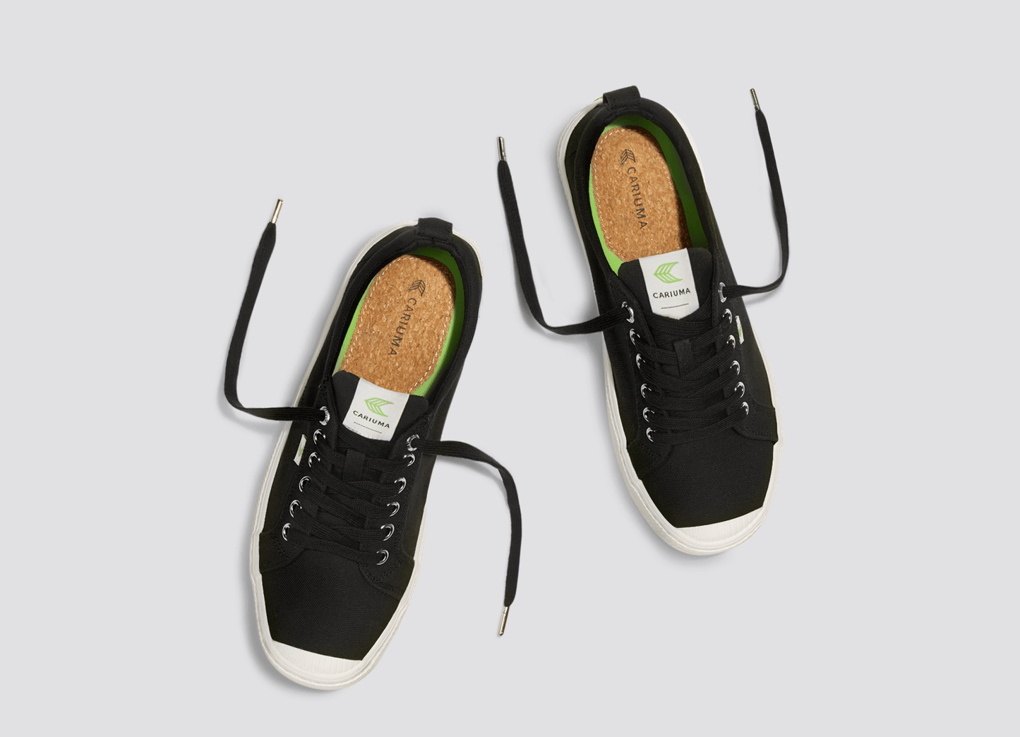 OCA Low Black Canvas Sneaker Women