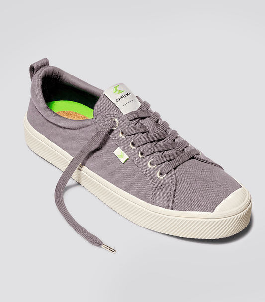 OCA Low Mystic Grey Canvas Sneaker Women