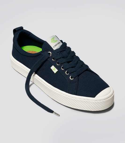 OCA Low Navy Canvas Sneaker Women