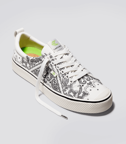 OCA Low Off-White Bandana Canvas Sneaker Women