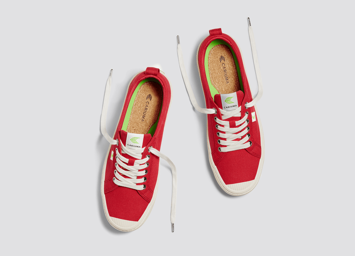 OCA Low Red Canvas Sneaker Women