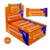 RAWMYGOD Orange & Hazelnut Raw Fruit & Nut Bar, Box of 16 - Vegan America