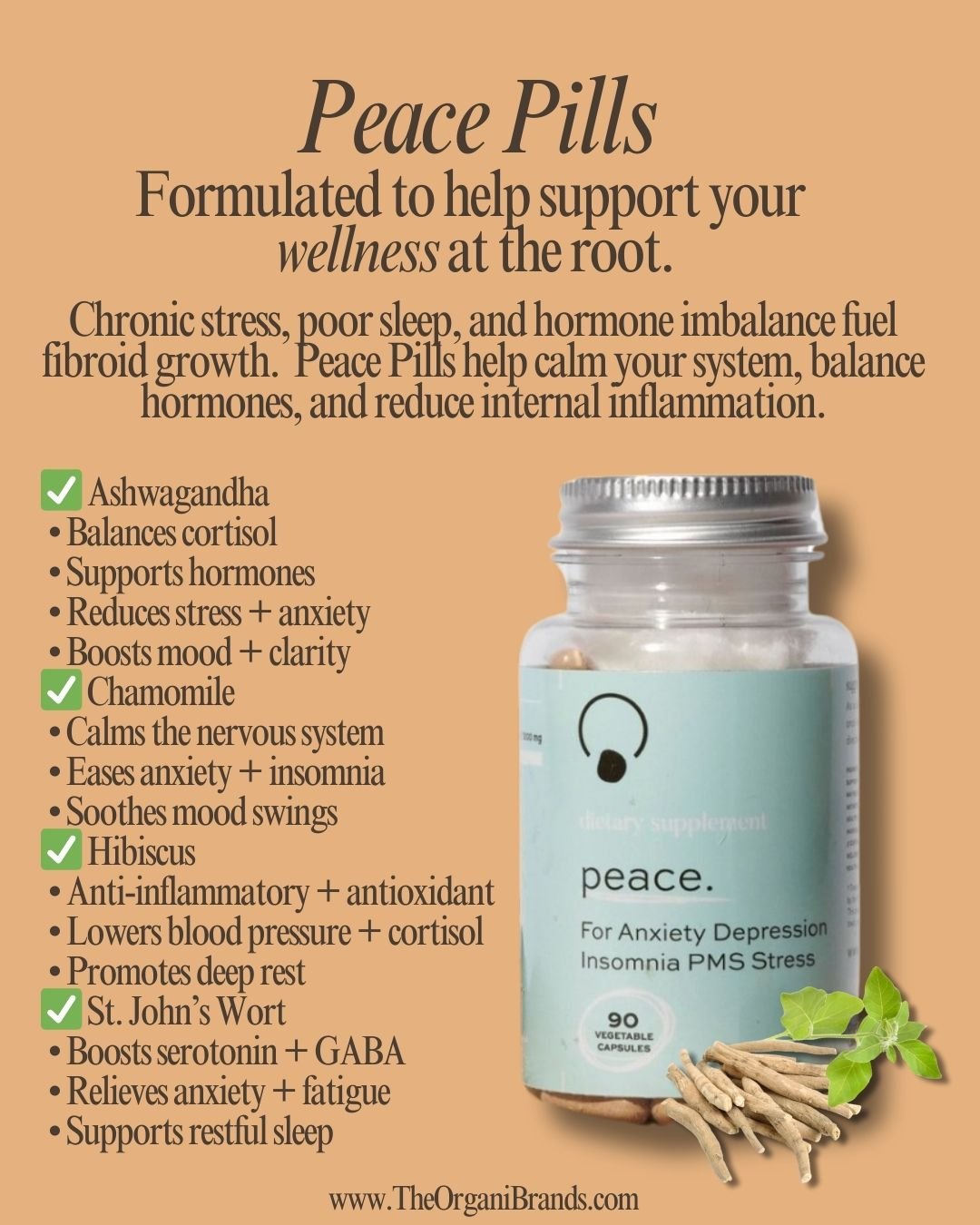 Peace Pills - Natural Wellness Supplement