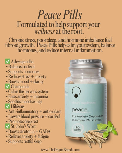 Peace Pills - Natural Wellness Supplement
