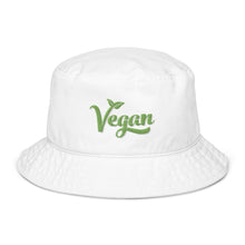 Organic Vegan Bucket Hat - Stitched Embroidery - Vegan America