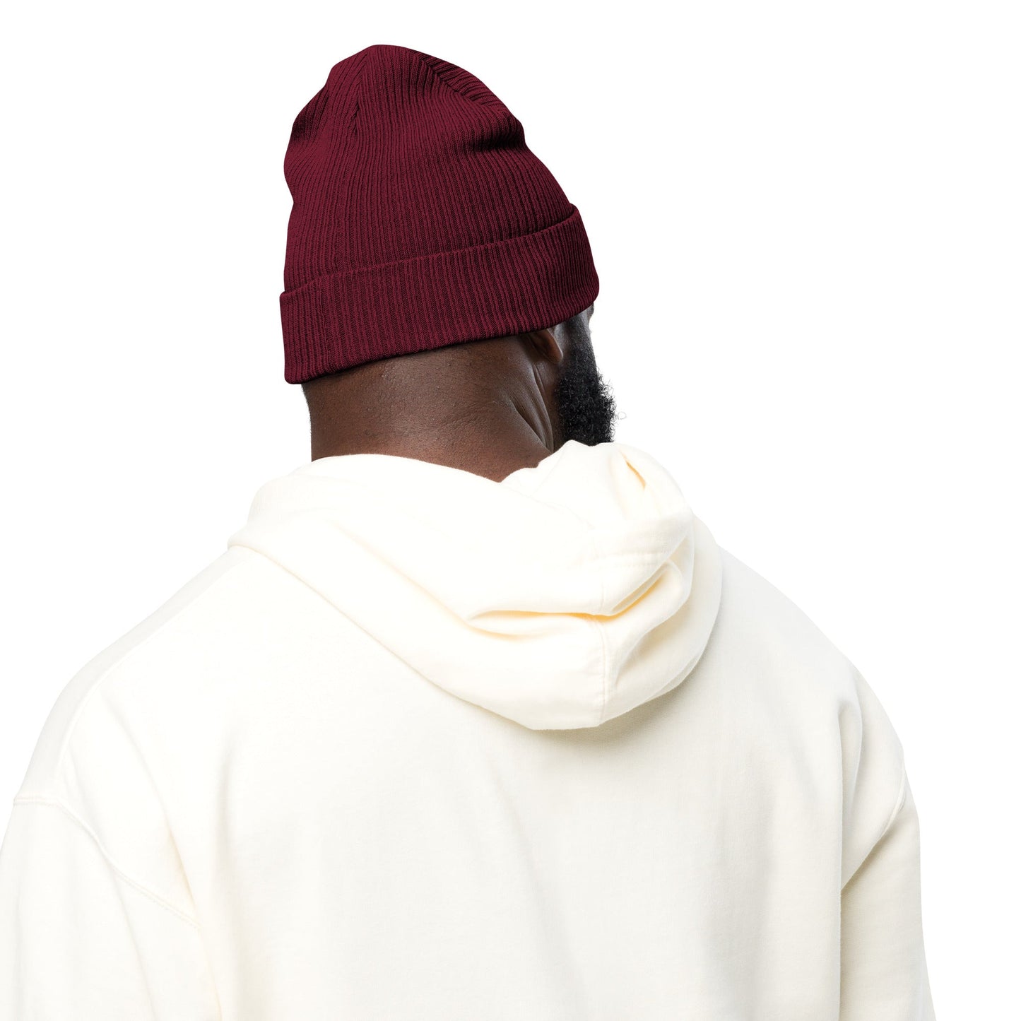 100% Organic Cotton Unisex Ribbed Beanie - Vegan America