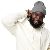 100% Organic Cotton Unisex Ribbed Beanie - Vegan America