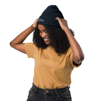 100% Organic Cotton Unisex Ribbed Beanie - Vegan America