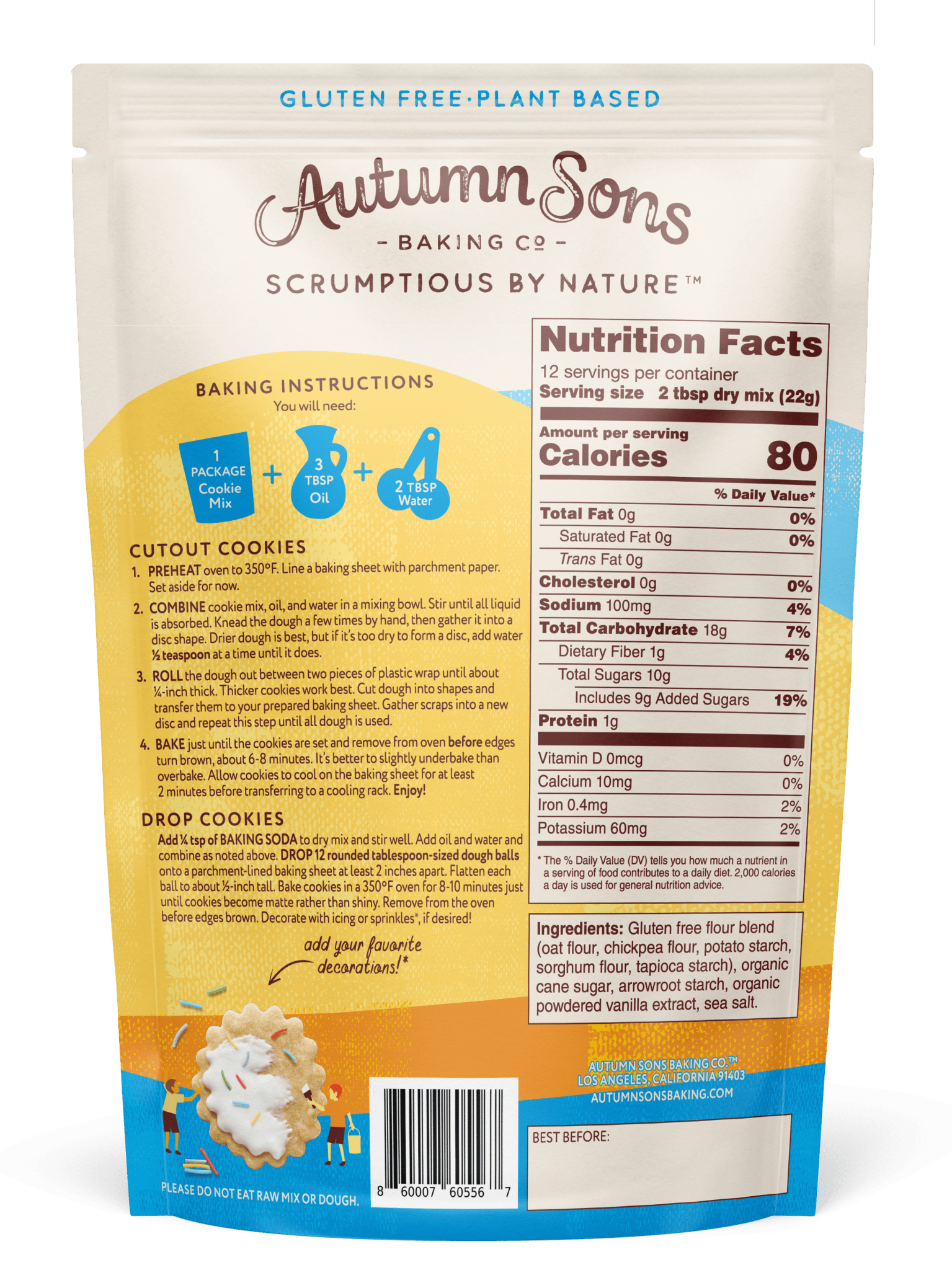 Sugar Cookie Mixes - Vegan America
