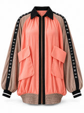 Oversized Eucalyptus Silk Bomber