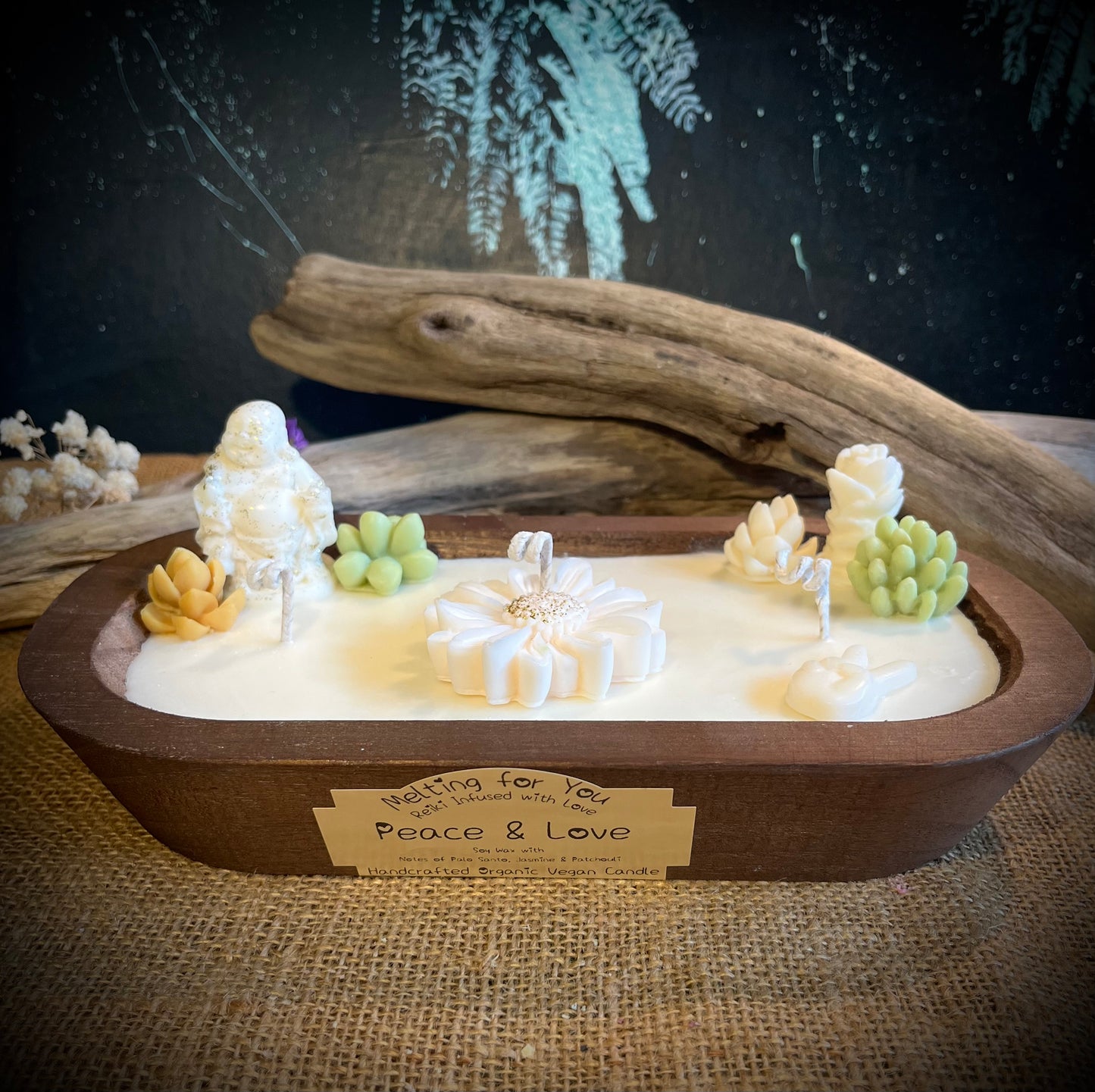 Peace & Love Organic Candle