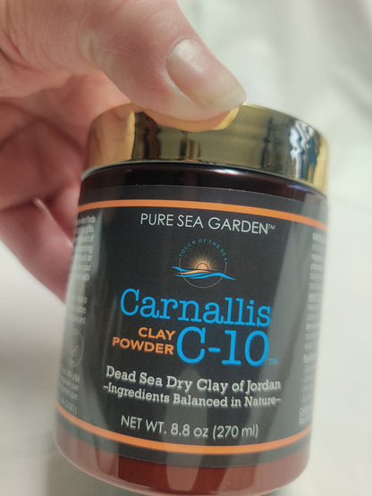Dead Sea Dry Mineral Clay | Carnallis C-10™ - Vegan America