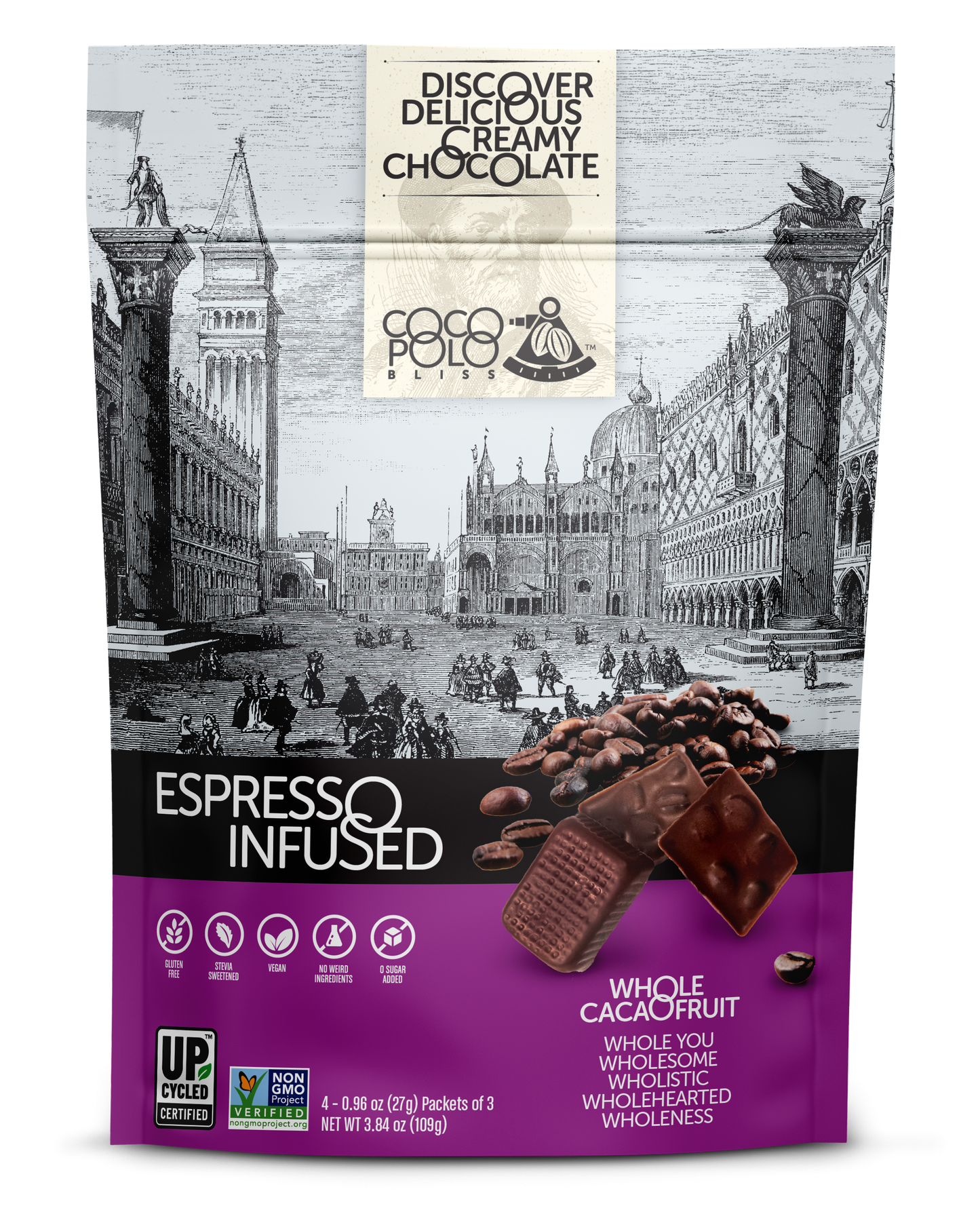 Coco Polo bliss™ Whole Espresso Bean Infused