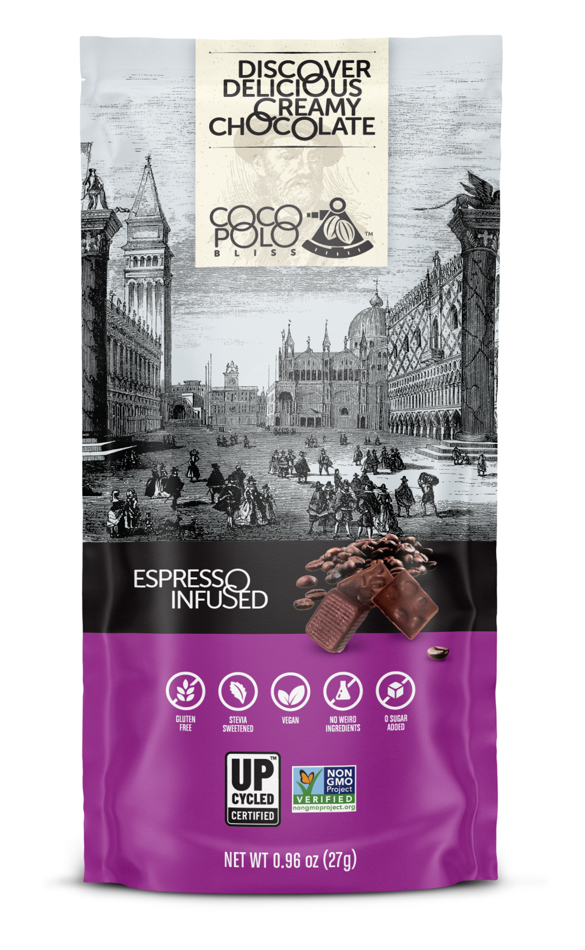 Coco Polo bliss™ Whole Espresso Bean Infused