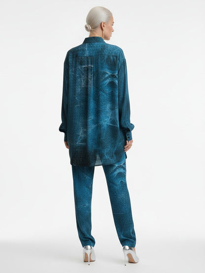 Ocean Icosahedron Day - to - Night Pajama - Vegan America