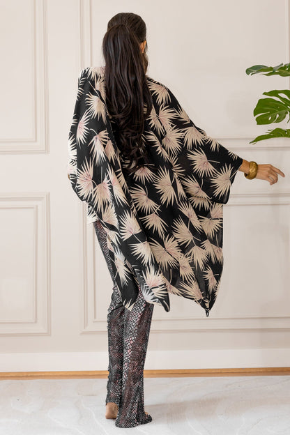 LUNA ROBE - MIDNIGHT PALM