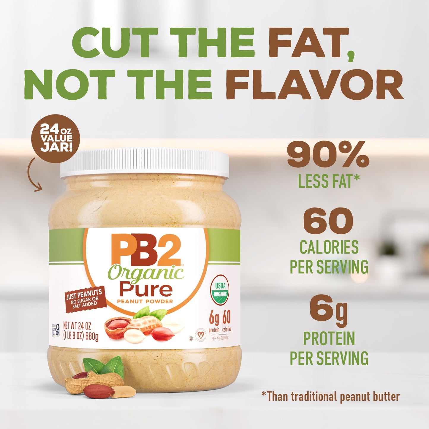 PB2 Pure Organic Peanut Powder