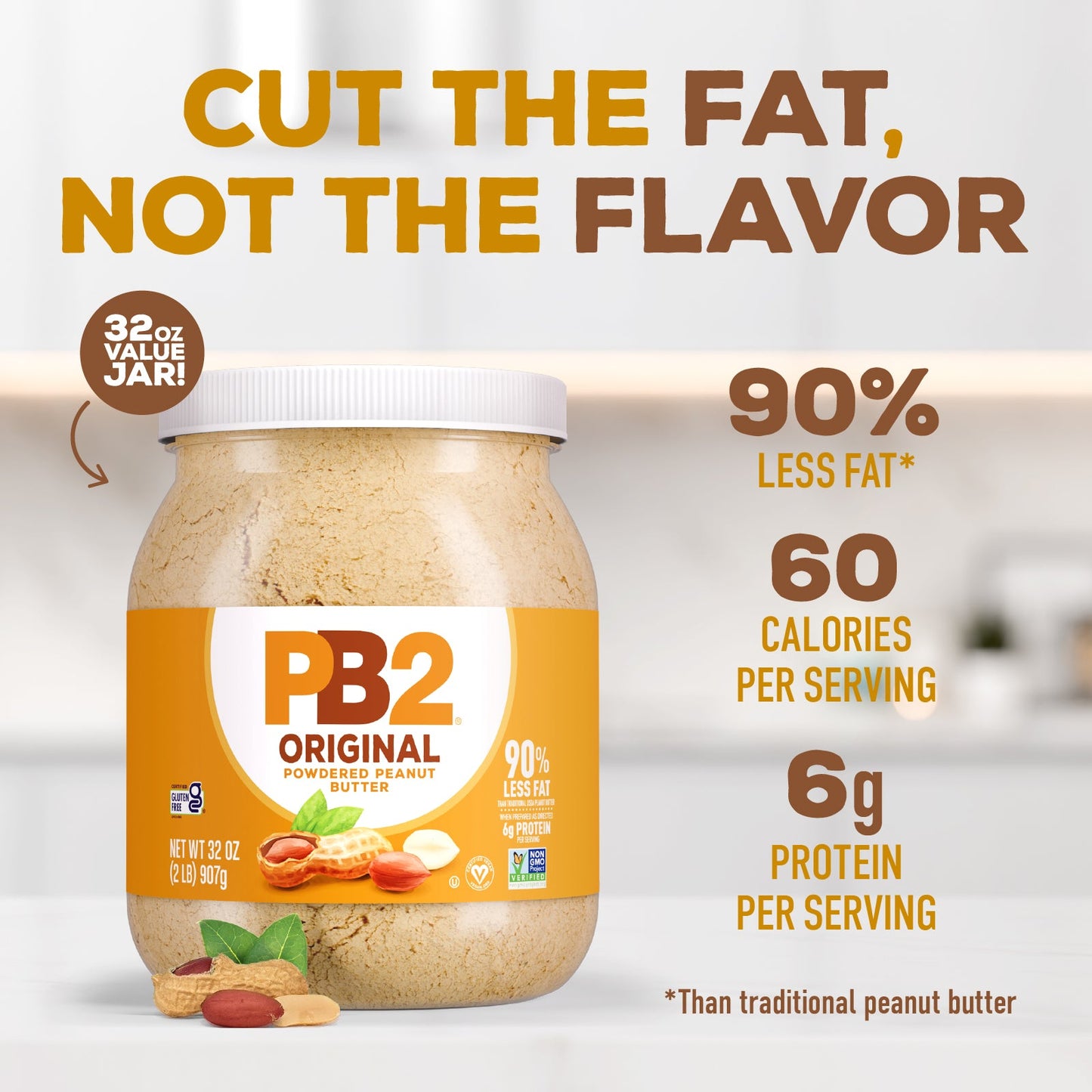 PB2 Special Bundle - 32 oz - Original and Cocoa