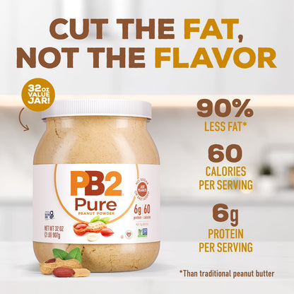 PB2 - Pure Peanut Powder - No Sugar or Salt