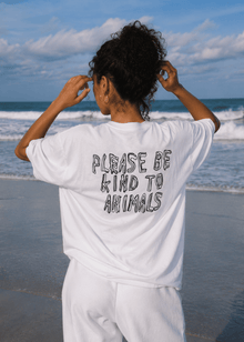 PLEASE BE KIND TO ANIMALS TEE - Vegan America