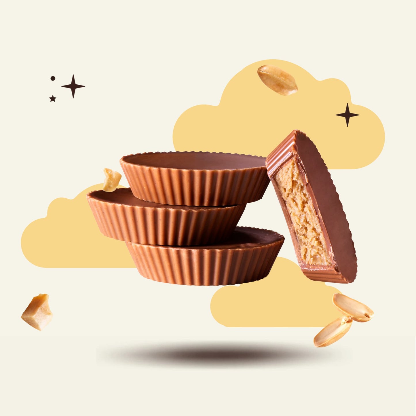 Peanut Butter Cups (bag of 5) - Vegan America