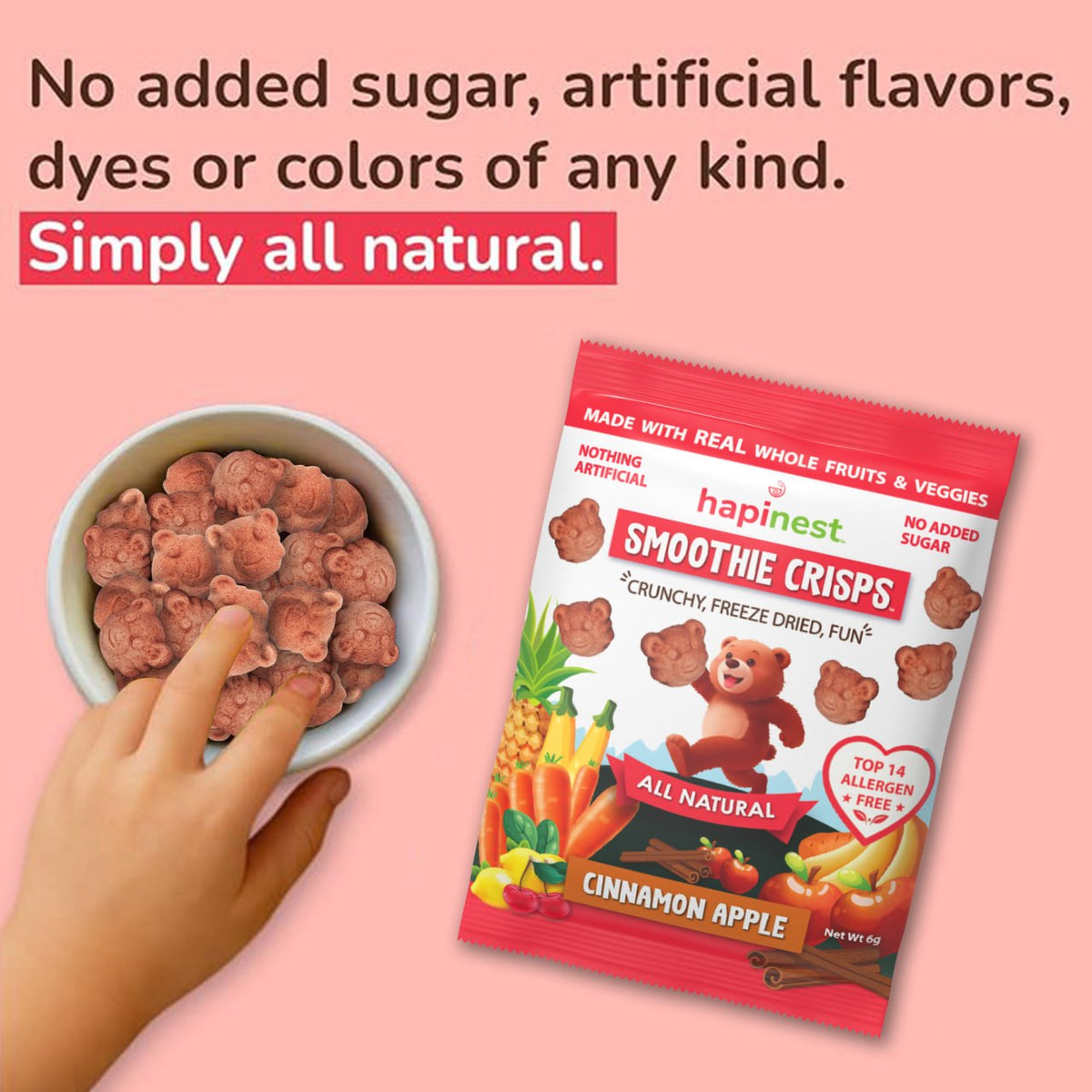 Cinnamon Apple - Hapinest | Freeze Dried Fruits & Veggies