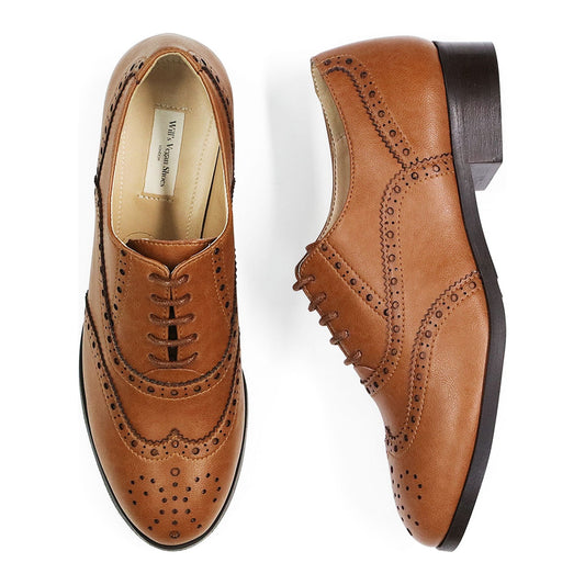 Wide Fit Oxford Brogues