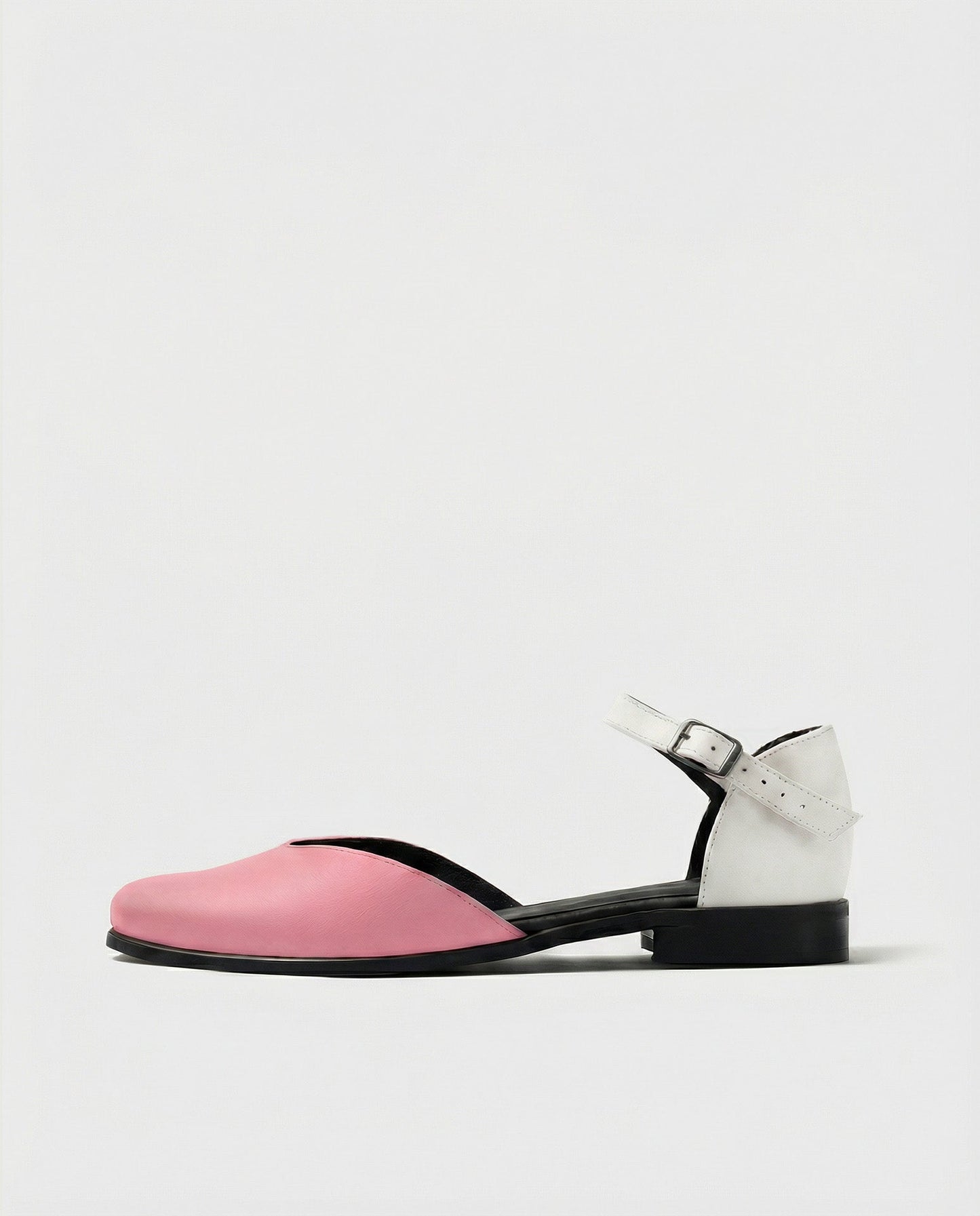 Alexa Pumps Pink cactus leather ballerinas - Vegan America