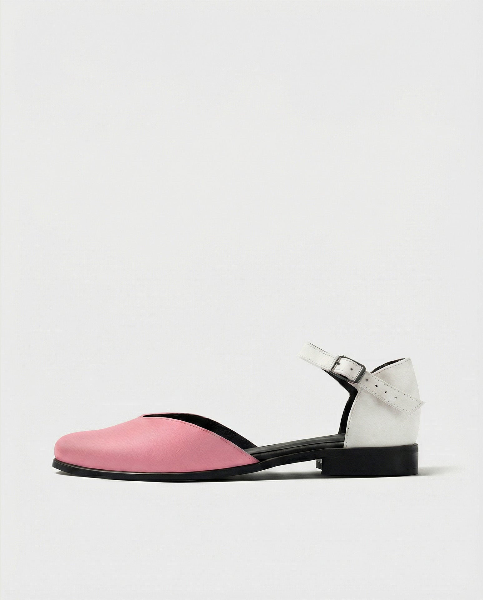Alexa Pumps Pink cactus leather ballerinas - Vegan America