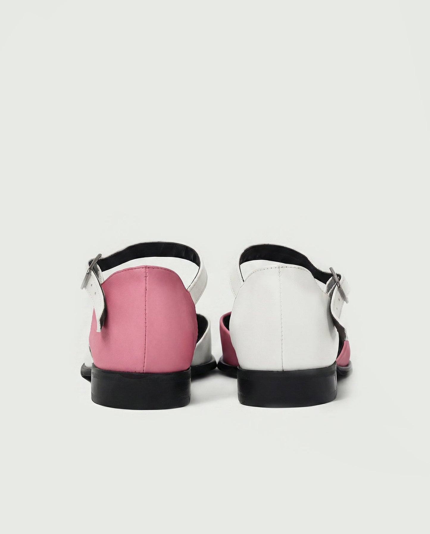 Alexa Pumps Pink cactus leather ballerinas - Vegan America