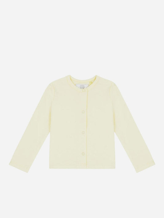 Pop My Way Organic Cotton Cardigan | Lemon Lemon / 0-3 months