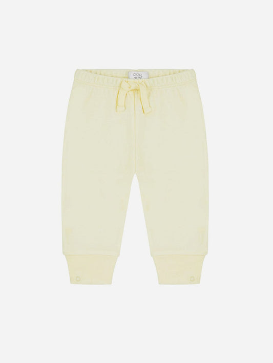 Pop My Way Organic Cotton Trousers | Lemon Lemon / 3-6 months