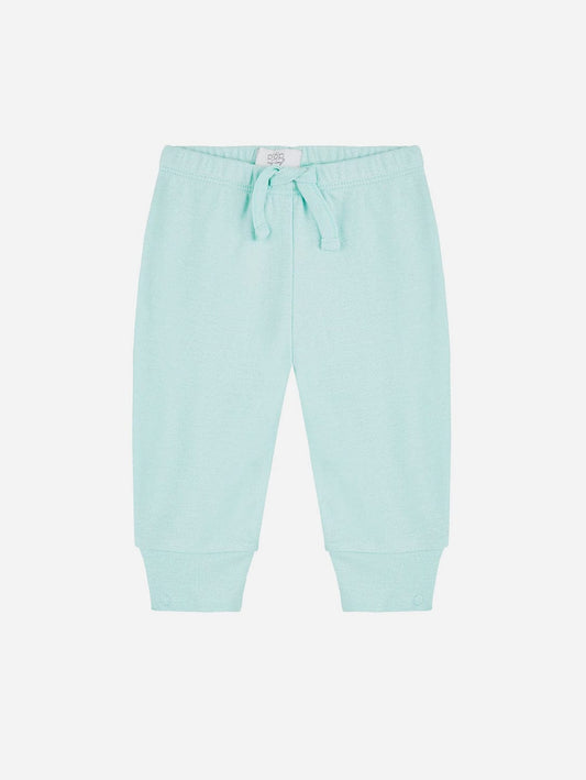 Pop My Way Organic Cotton Trousers | Mint Mint / 0-3 months