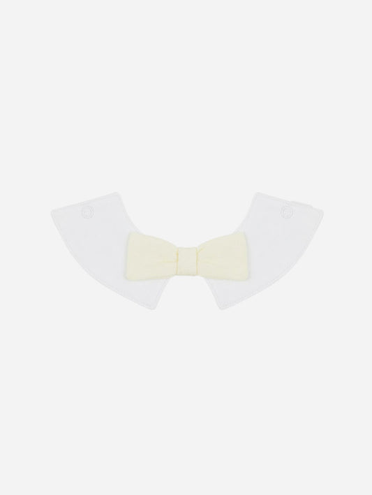 Pop My Way Organic Cotton Bow Tie Collar | Lemon