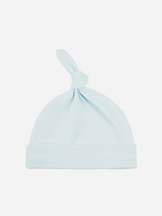 Organic Cotton Newborn Baby Hat | Sky Blue